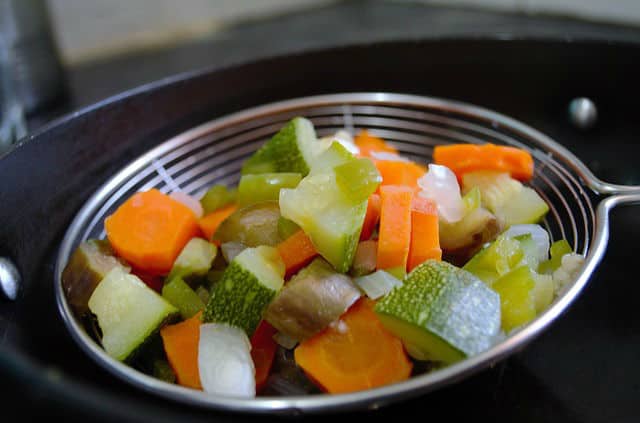 boiled veggies