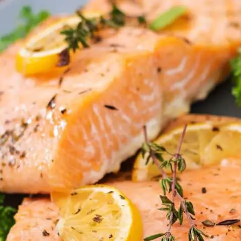 Baked Salmon (or substitute Steelhead Trout!)