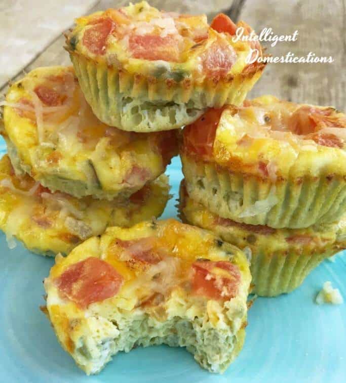 Baked Egg and Veggie Muffin Omelets