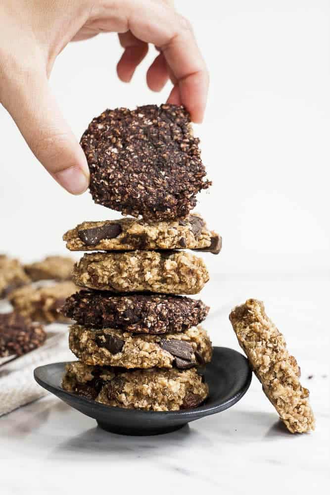 Banana-Peanut Butter Oatmeal Cookies