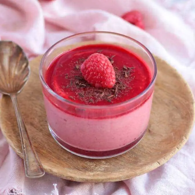 Double Raspberry Mousse Cups 