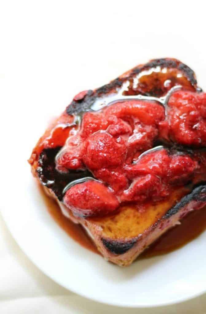 Strawberry Stuffed French Toast