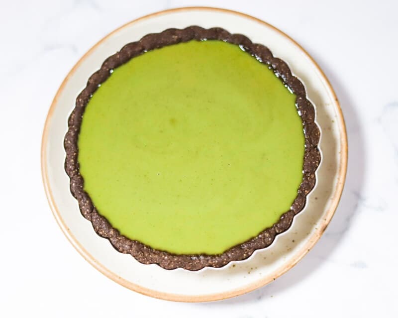 matcha tart filling