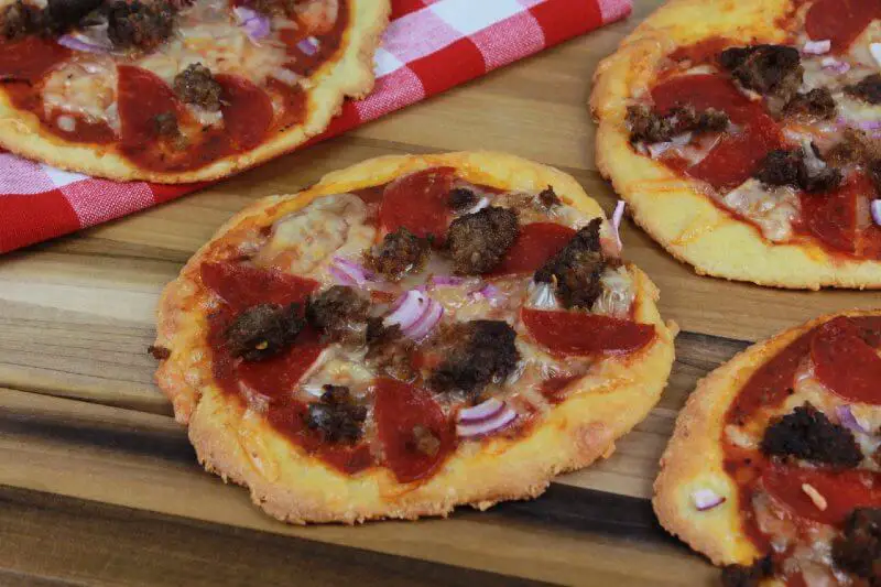 low carb mini pizzas