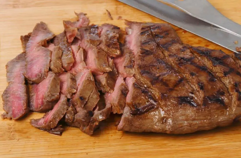 cuts of cooked london broil