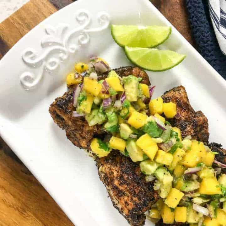 Tangy Cajun Snapper with Salsa