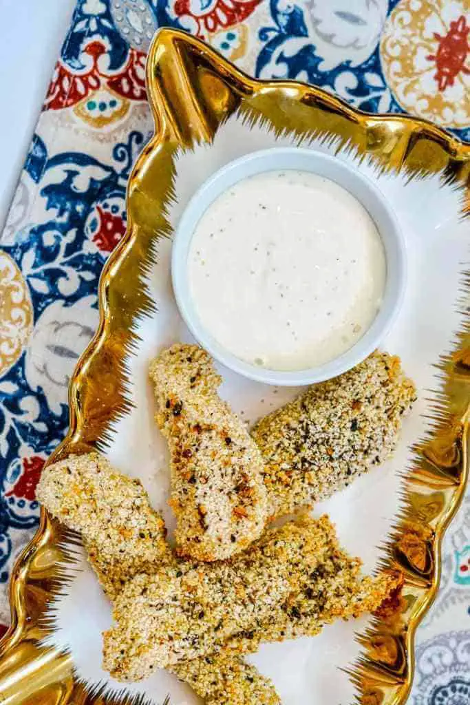 Chicken fingers with dip