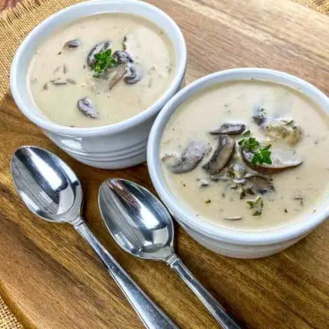 Easy Cream of Mushroom Soup from Scratch