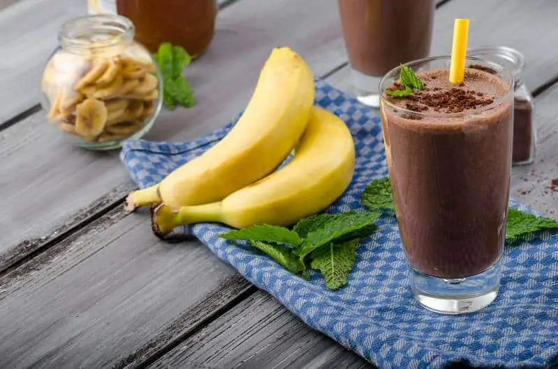 banana chocolate smoothie