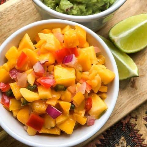 Homemade Spicy Mango Salsa