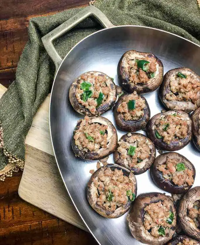 Turkey Stuffed Mushrooms