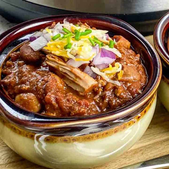 Secret Instant Pot Pulled Pork Chili Recipe