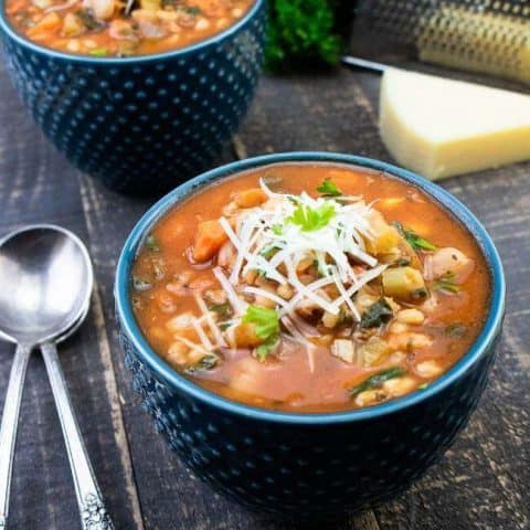 Gluten-Free Minestrone Soup with White Beans