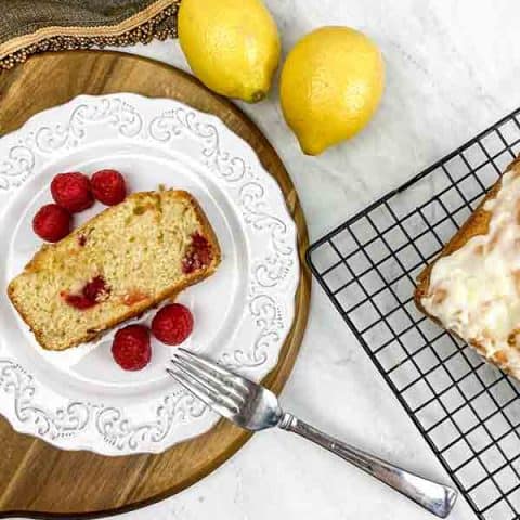 lemon raspberry loaf