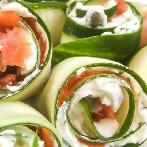 Cucumber Smoked Salmon Appetizers