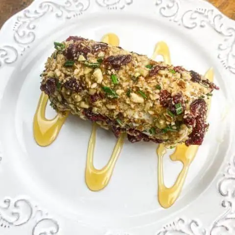 Cranberry & Pecan Crusted Goat Cheese Log