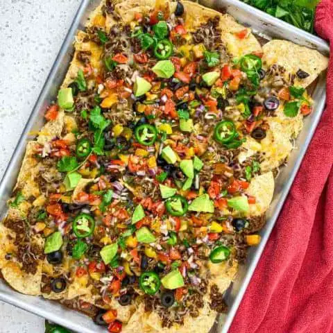 Sheet Pan Nachos Overload