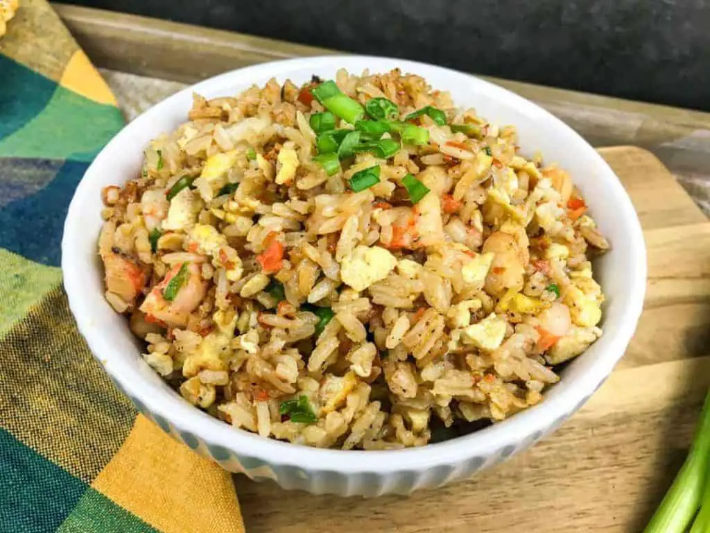 Quick and Easy Shrimp Fried Rice - Tiny Kitchen Divas