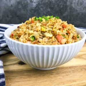 Quick and Easy Shrimp Fried Rice - Tiny Kitchen Divas