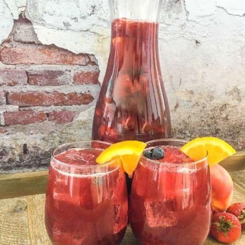 Berry Peach Virgin Sangria