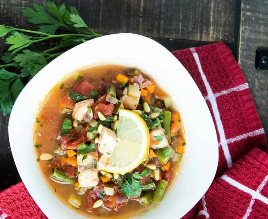 Classic Sicilian Halibut Fish Stew - Tiny Kitchen Divas