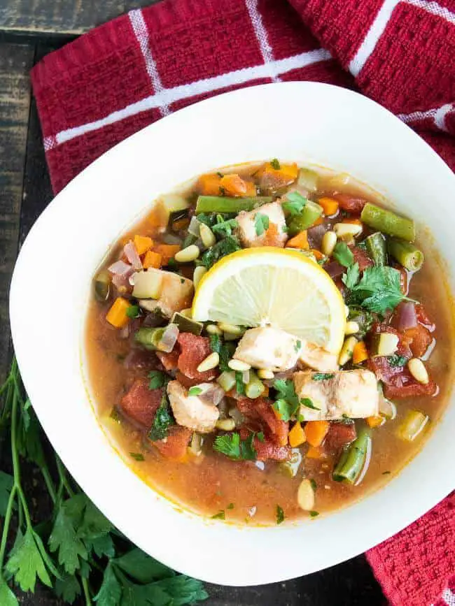 Sicilian Halibut Fish Stew