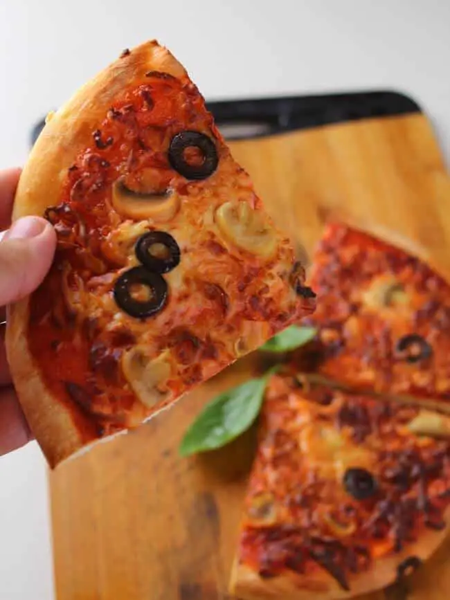 Pizza in Air Fryer Slice