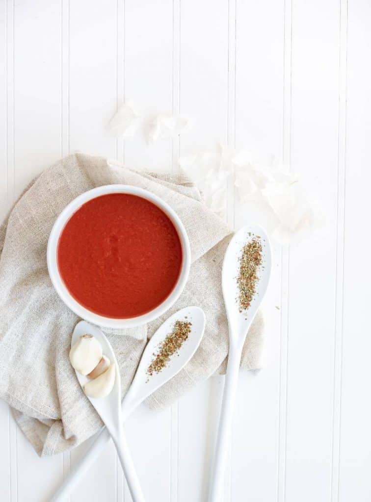 tomato sauce in a bowl