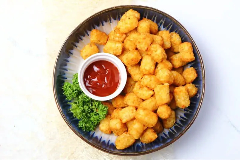 golden air fried tatter tots