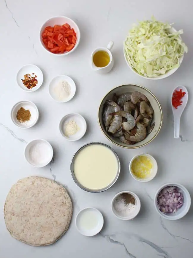 shrimp taco ingredients