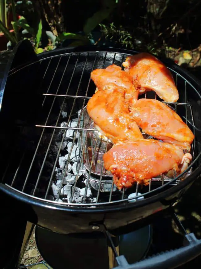 arrange chicken in pre heated grill