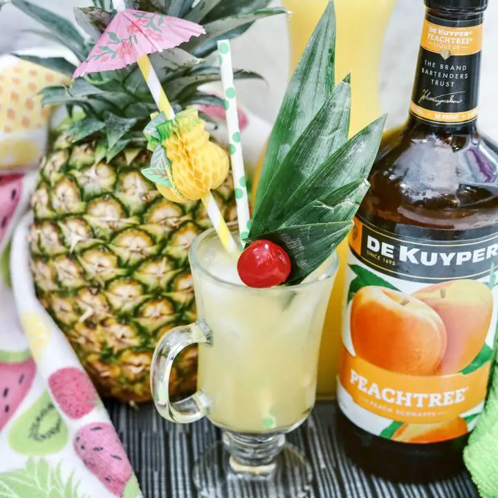 Pineapple Fuzzy Navel: The Best Way To End The Day - Tiny Kitchen Divas