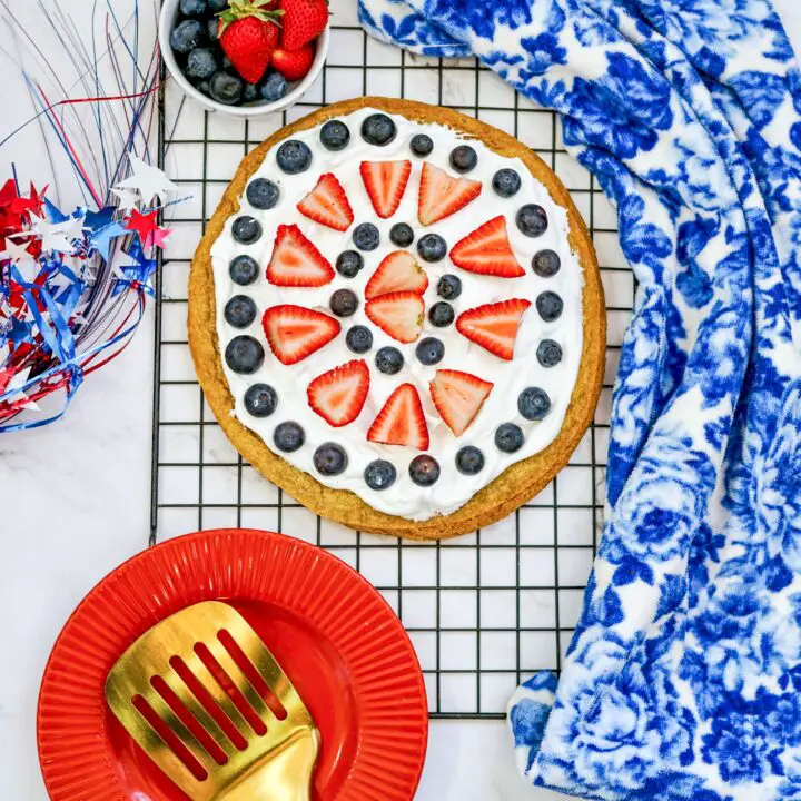 Patriotic Cookie Cake