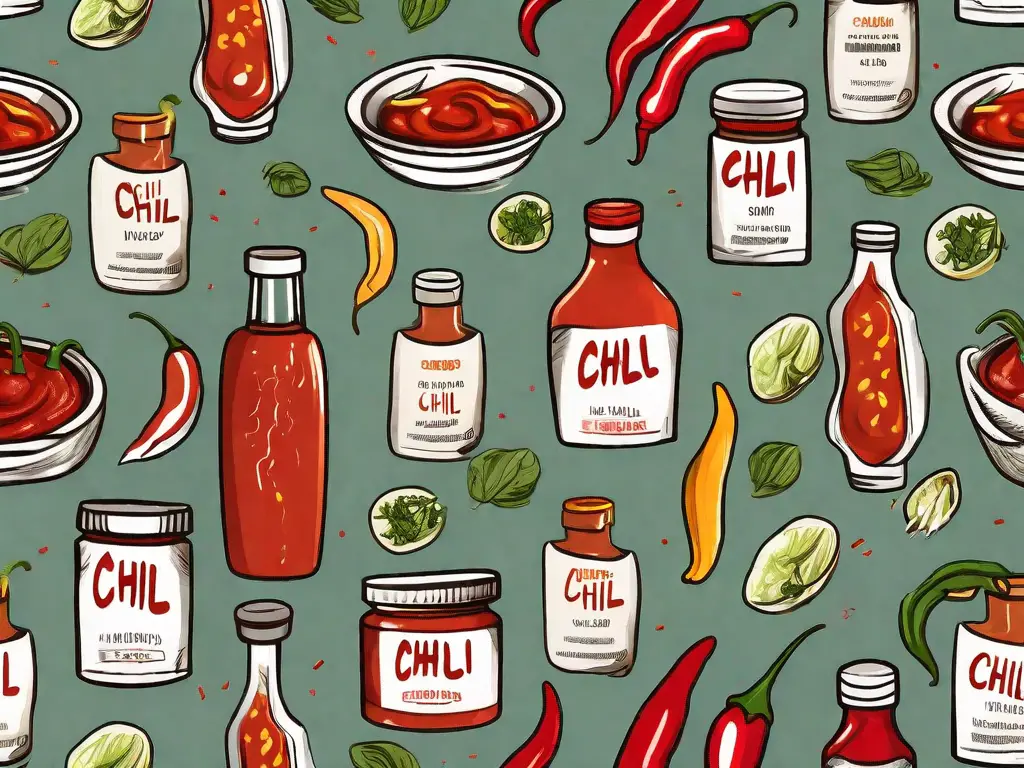 Several different types of chili sauce substitutes such as hot mustard