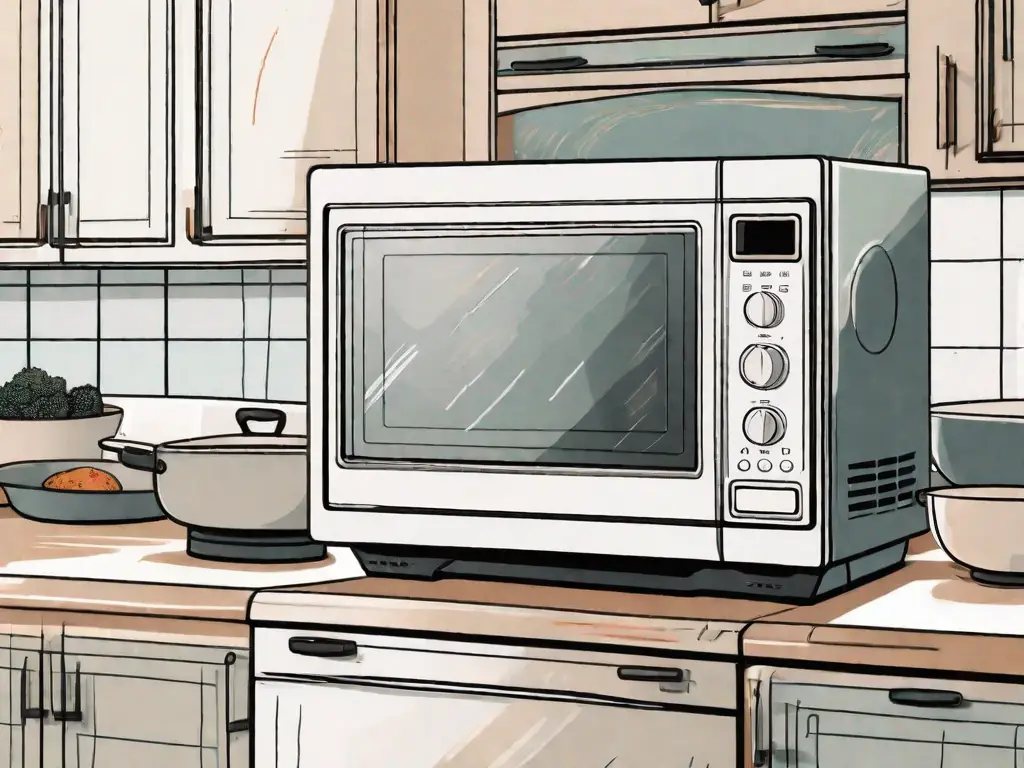 Several different types of microwaves with large buttons and easy-to-read displays