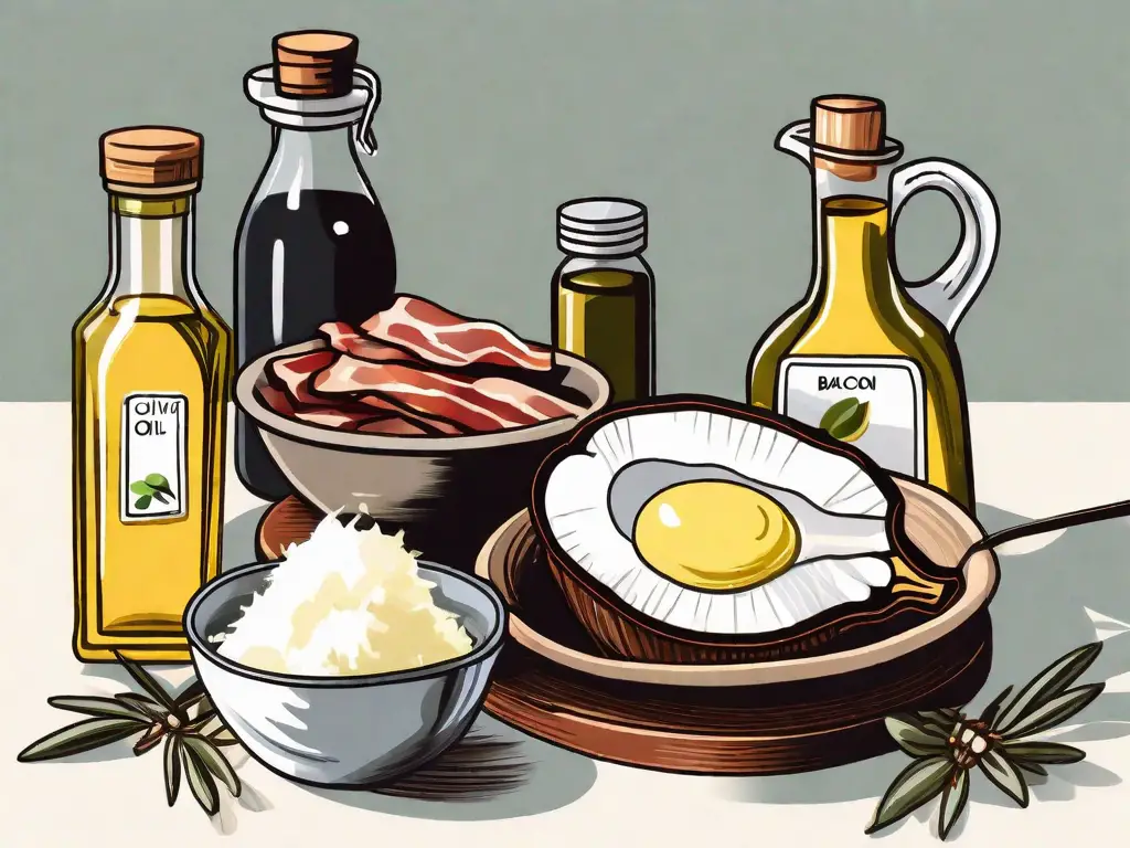 Several different types of oils and fats