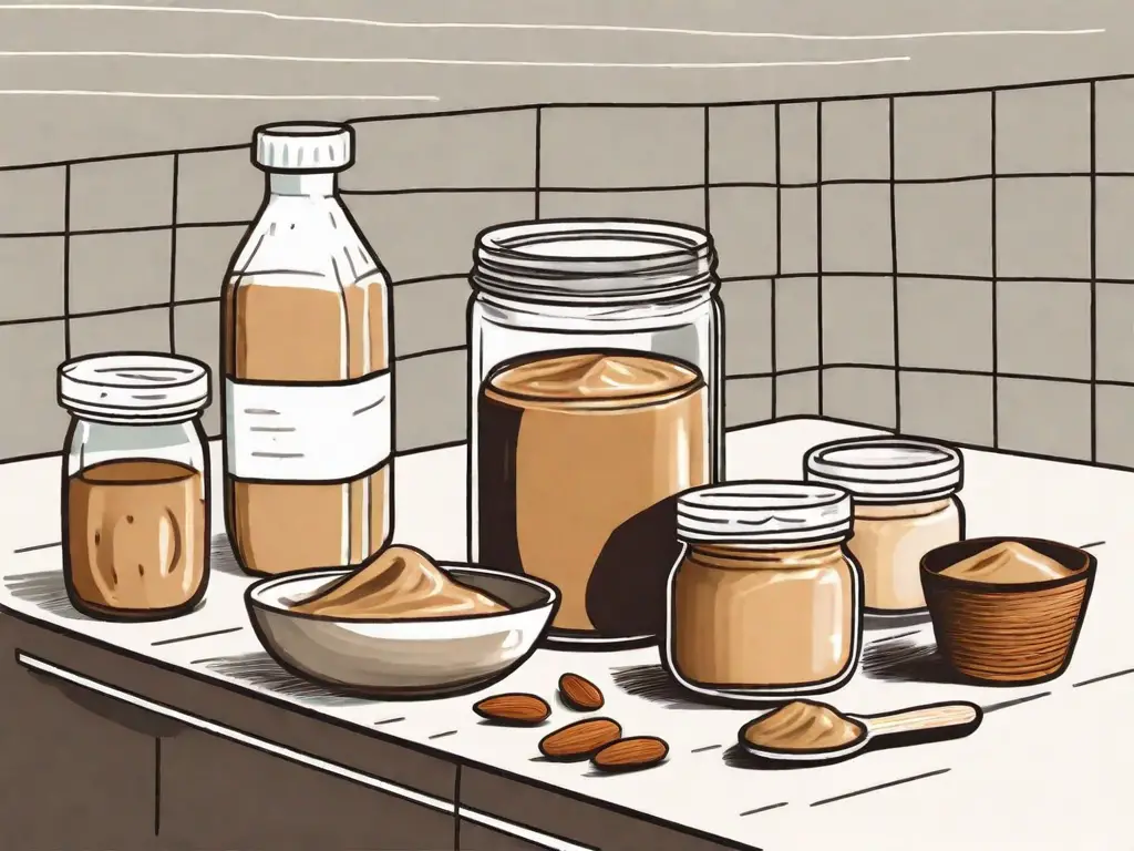 Various alternatives to peanut butter such as almond butter