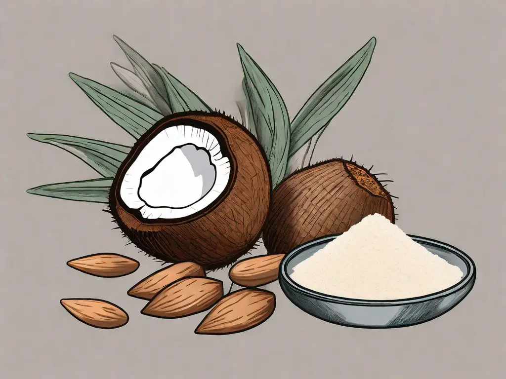 Several alternative flours like coconut flour