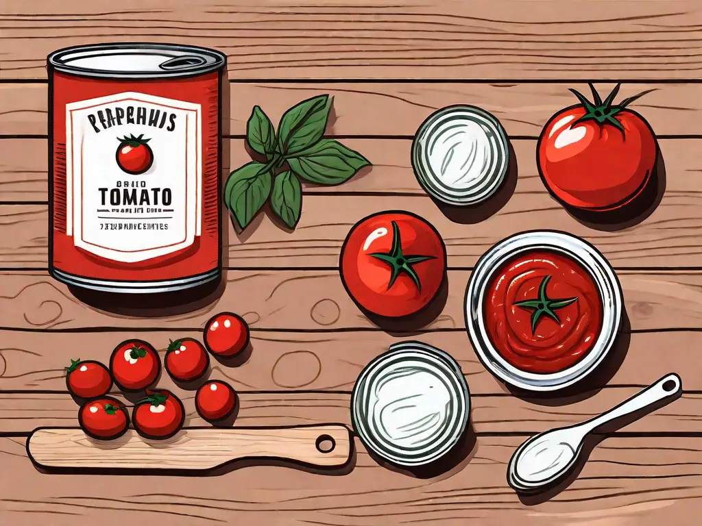 Various fresh and canned tomatoes