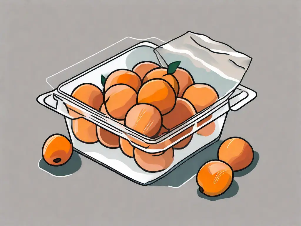 Fresh apricots and frozen apricots