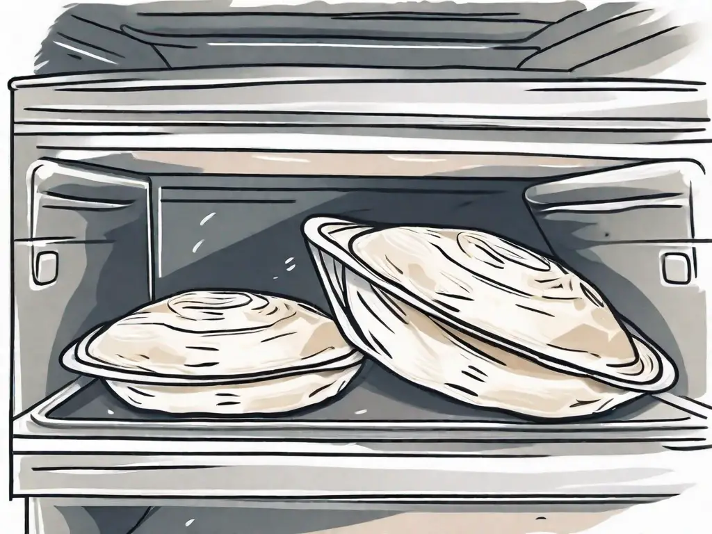 A stack of tortillas in a freezer bag