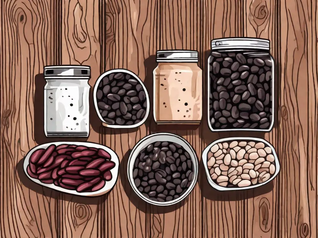 A variety of beans such as black beans