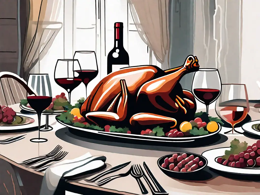 A smoked turkey on a platter