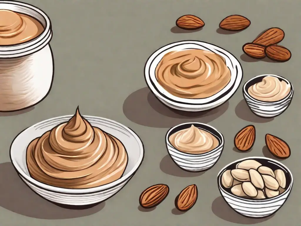 Various substitutes for almond paste such as marzipan