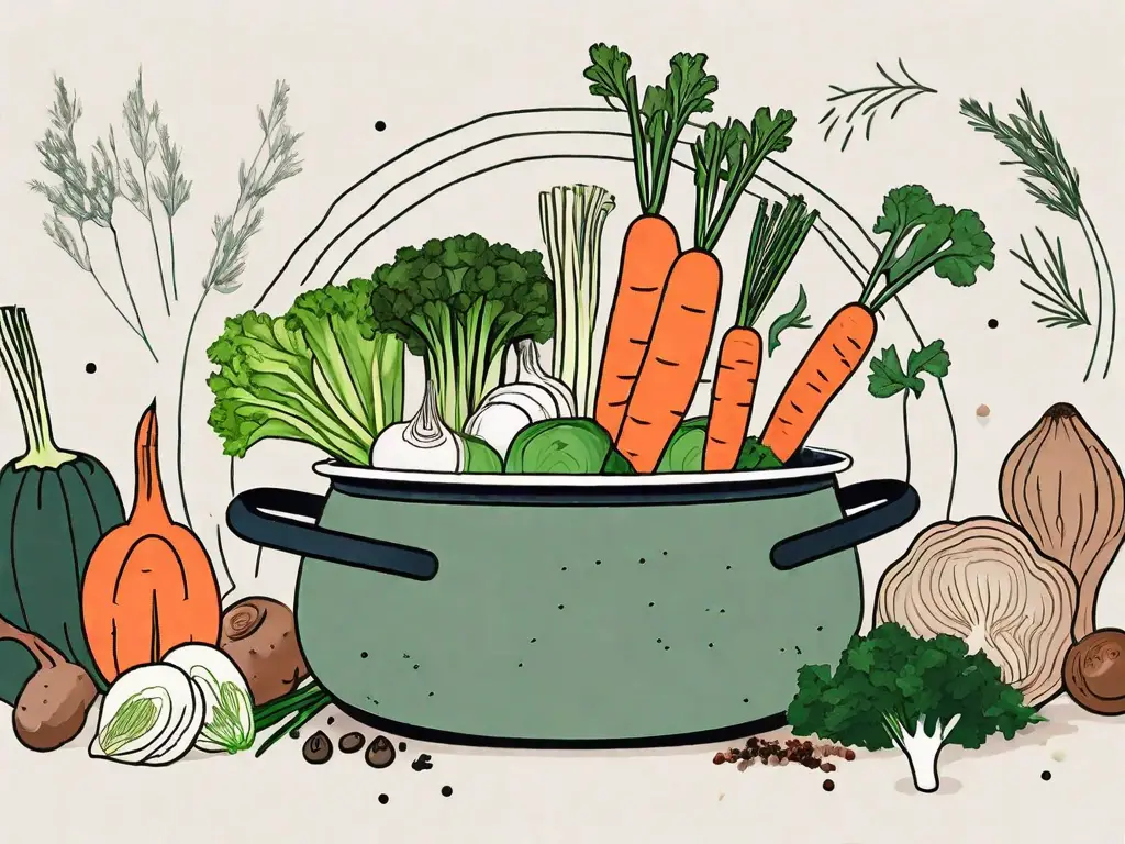 Various vegetables like carrots