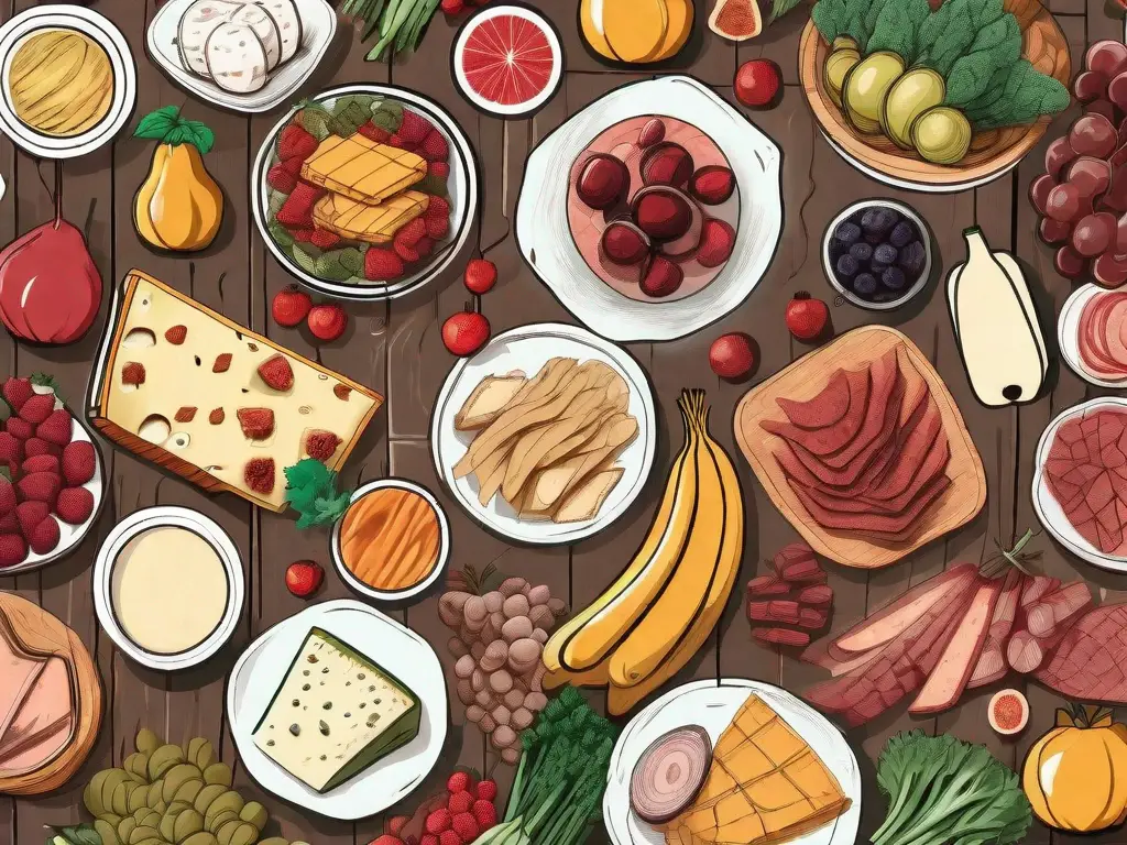 A variety of foods from around the world