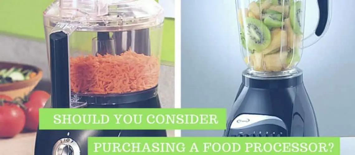 blender vs food processor for puree